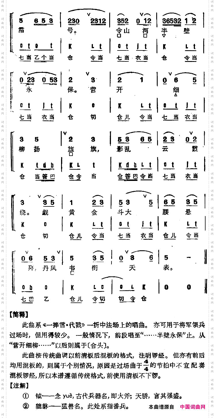 京剧群曲汇编：大泣颜回