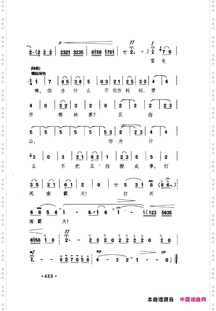 中国戏曲唱腔精选第一卷京剧昆剧501-550