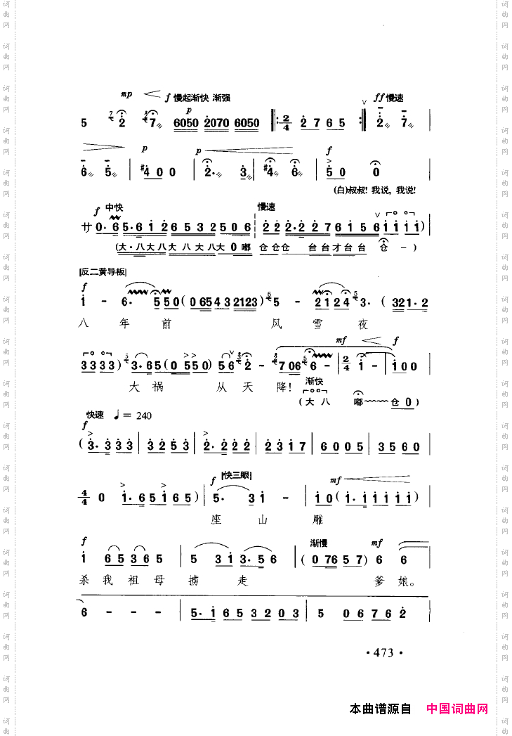 中国戏曲唱腔精选第一卷京剧昆剧451-500