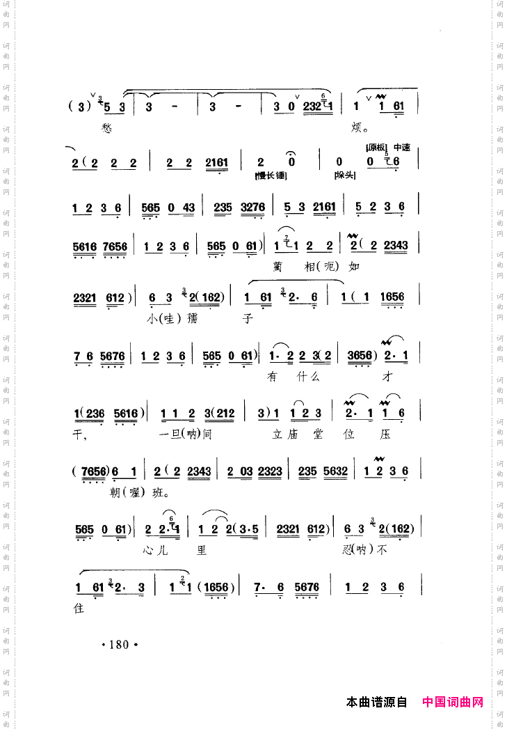 中国戏曲唱腔精选第一卷京剧昆剧151-200