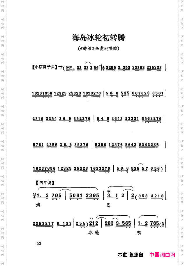 传统京剧名段选051-100