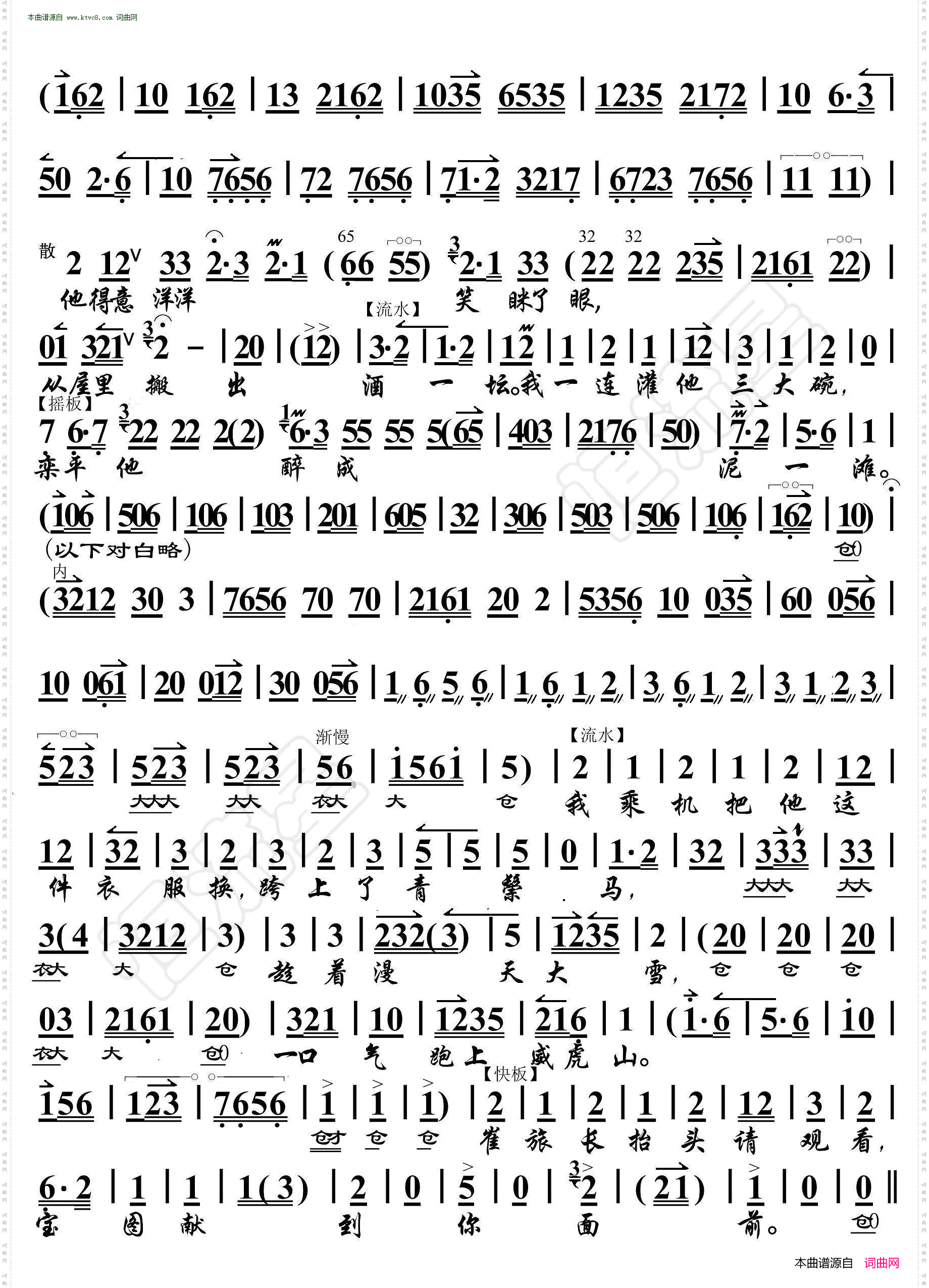 智取威虎山·提起滦平_非流行唱段