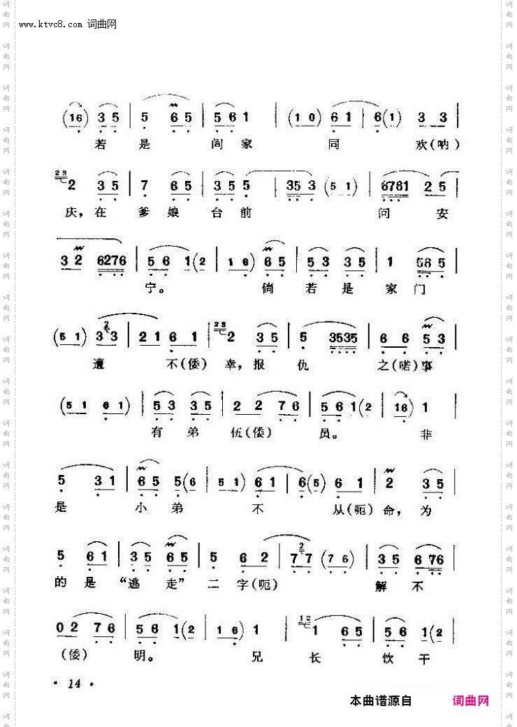 京剧著名唱腔选 上集 目录前言 1 60(京剧曲谱)20