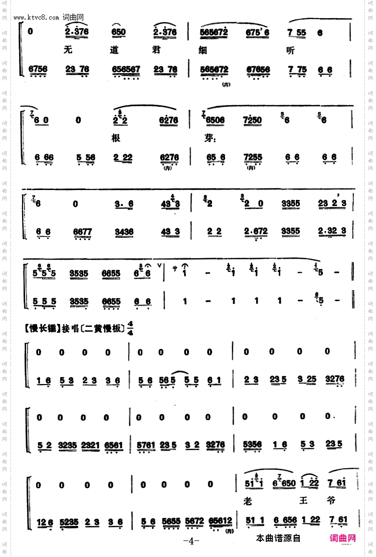 程砚秋唱腔集：《贺后骂殿》