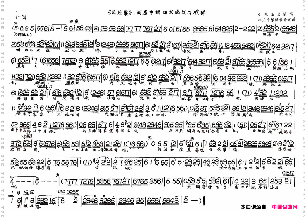 凤还巢——洞房中蜡烛双烧奴心欲碎