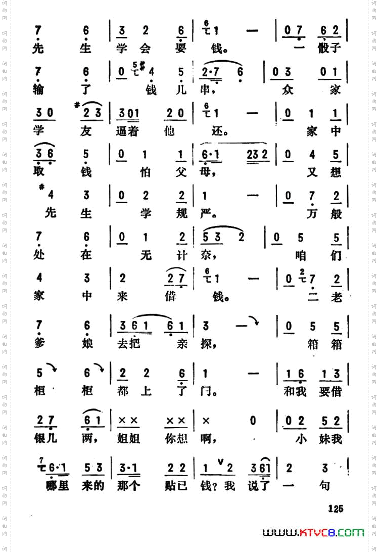 金开芳唱腔选：《典当》五