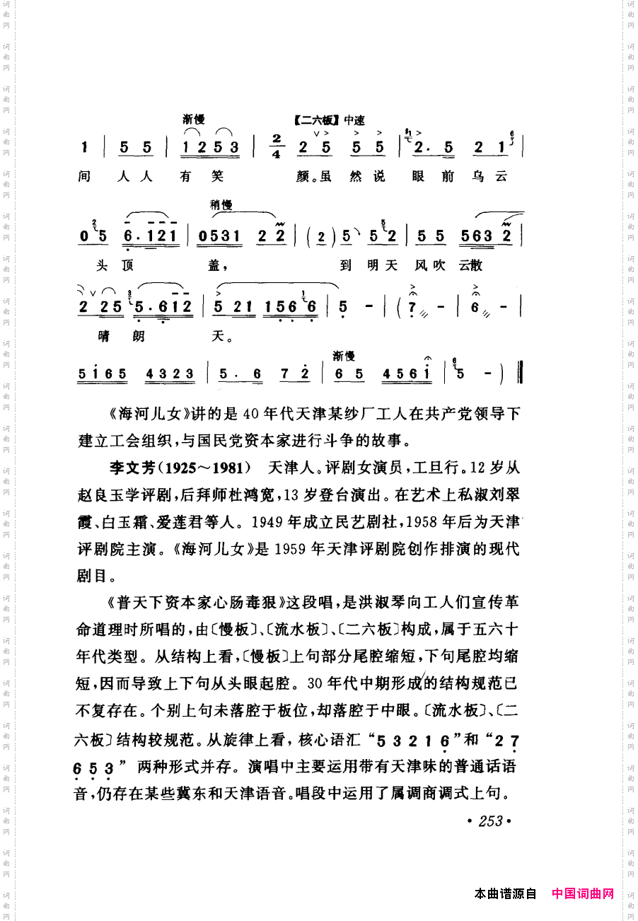 评剧著名唱段选析241-300
