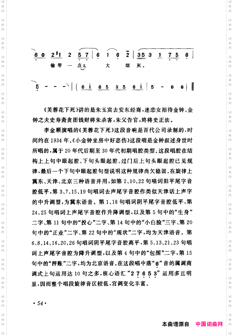 评剧著名唱段选析001-060