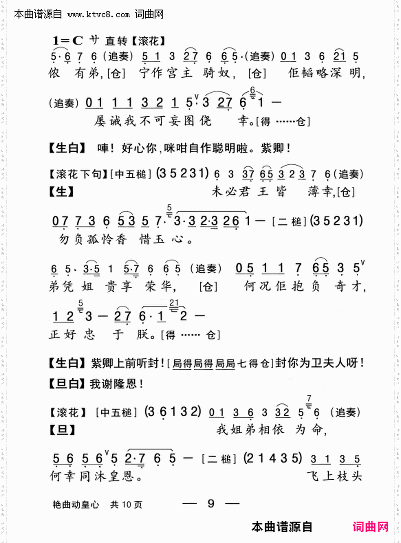 艳曲动皇心