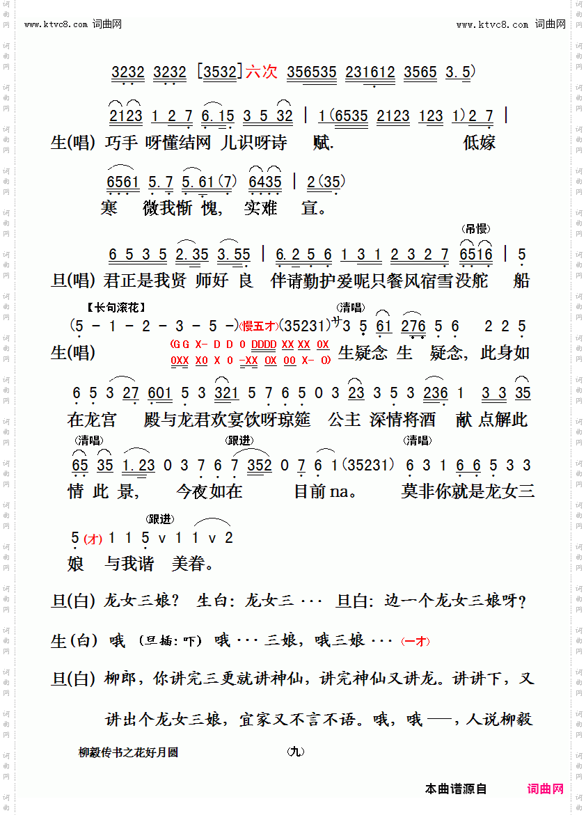 花好月圆_柳毅传书洞庭良缘第六场