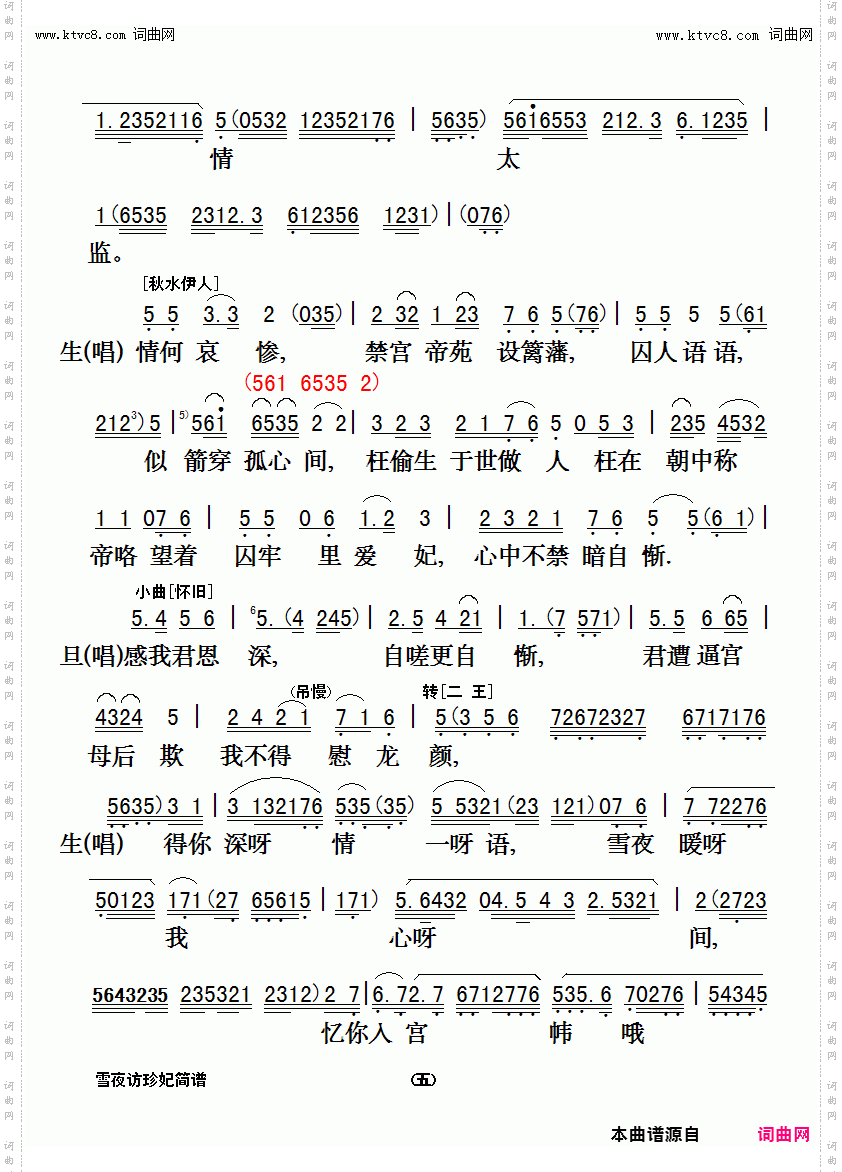 光绪皇雪夜访珍妃