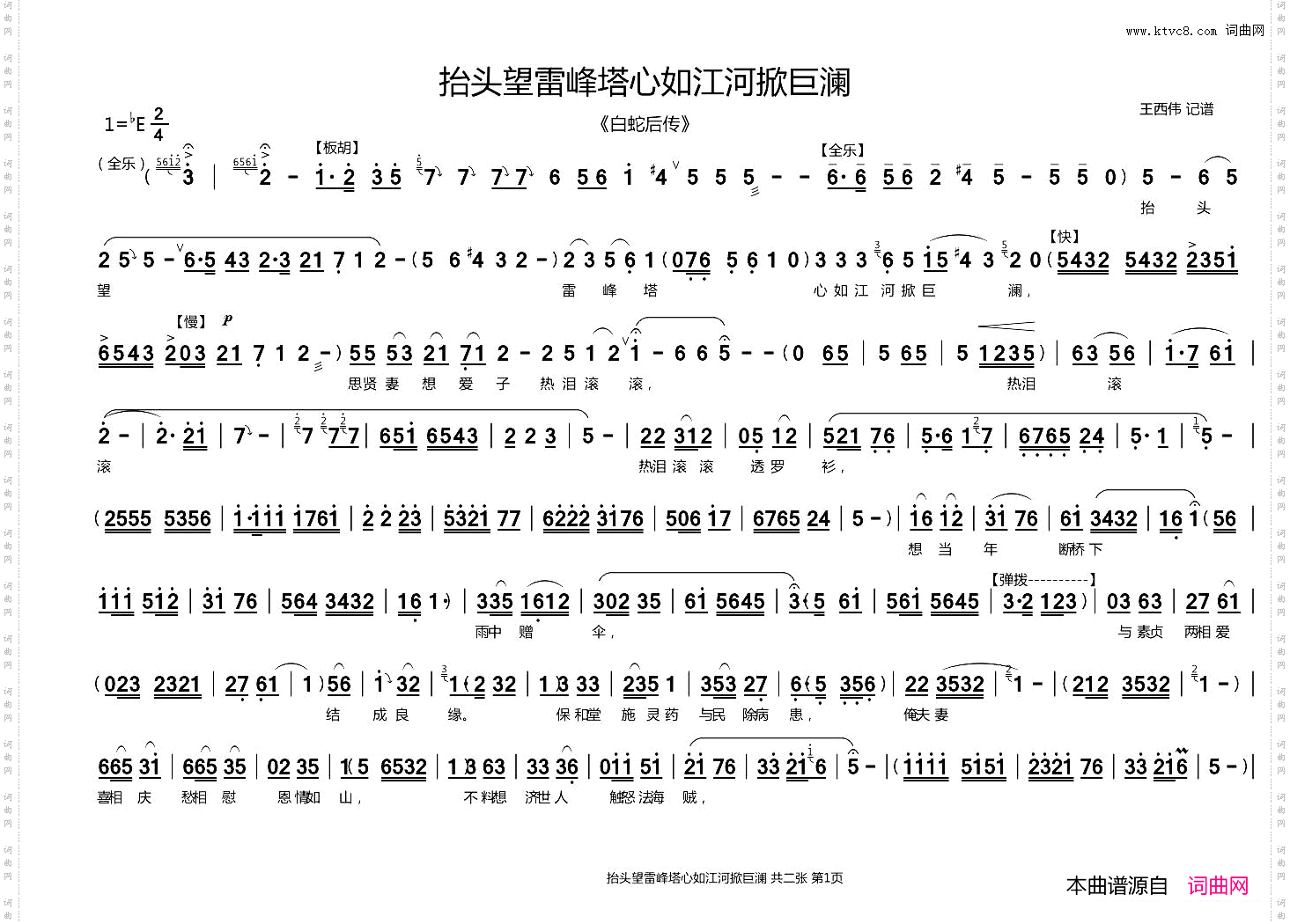 抬头望雷峰塔心如江河掀巨澜_《白蛇后传》