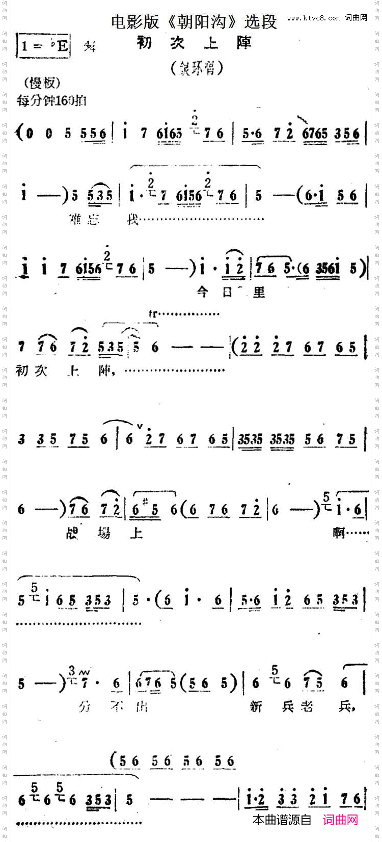 初次上阵电影版《朝阳沟》选段、银环唱段