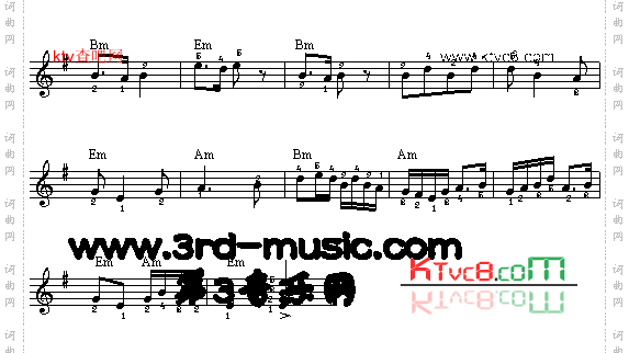 采茶扑蝶[电子琴谱]