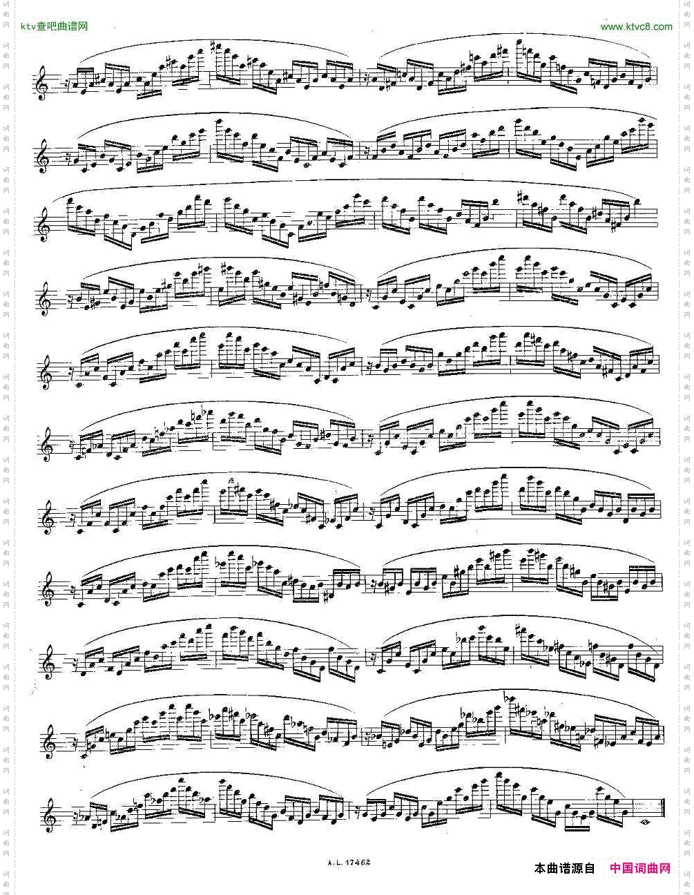 12首大技巧练习曲之1