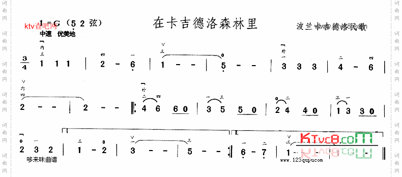 在卡吉德洛森林里