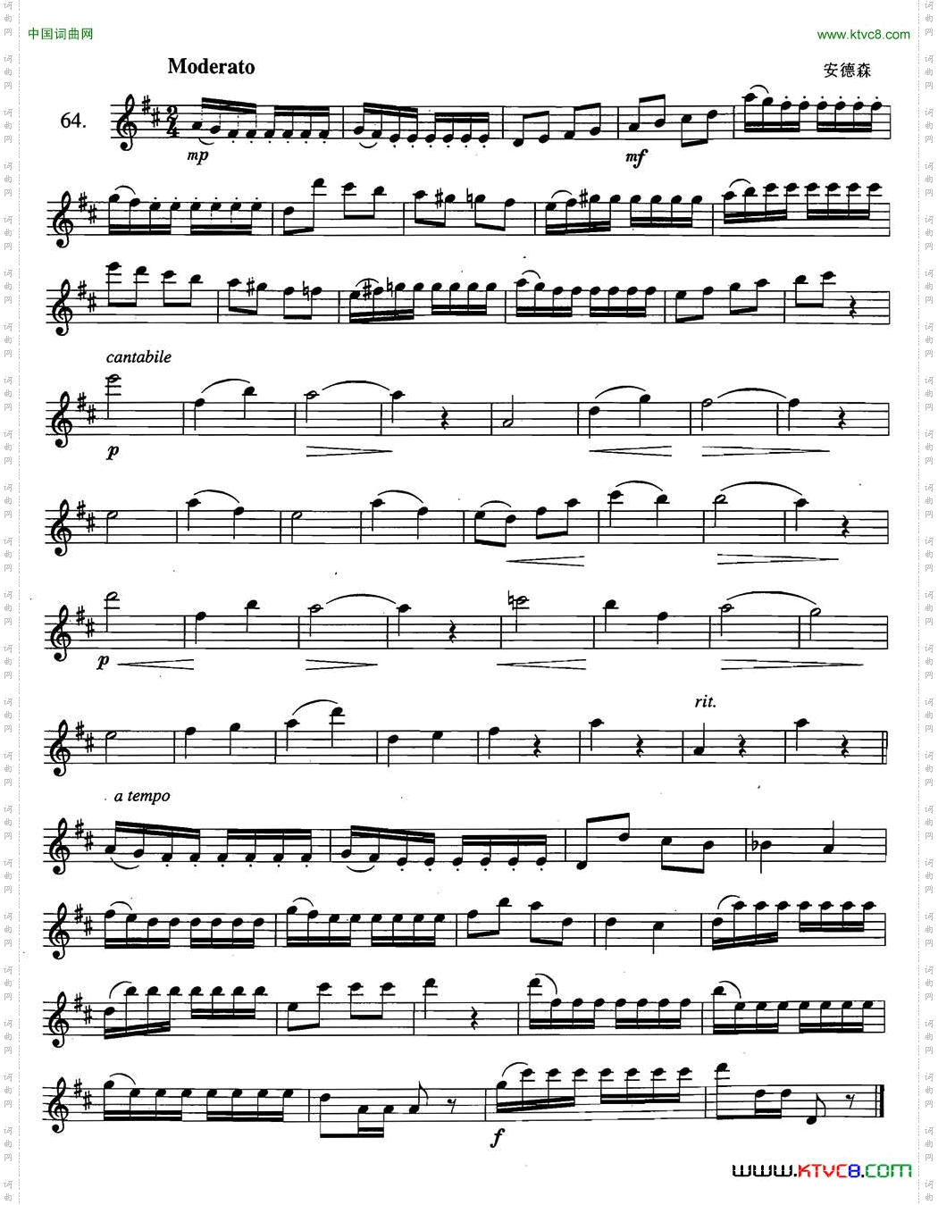 萨克斯练习曲合集2—64
