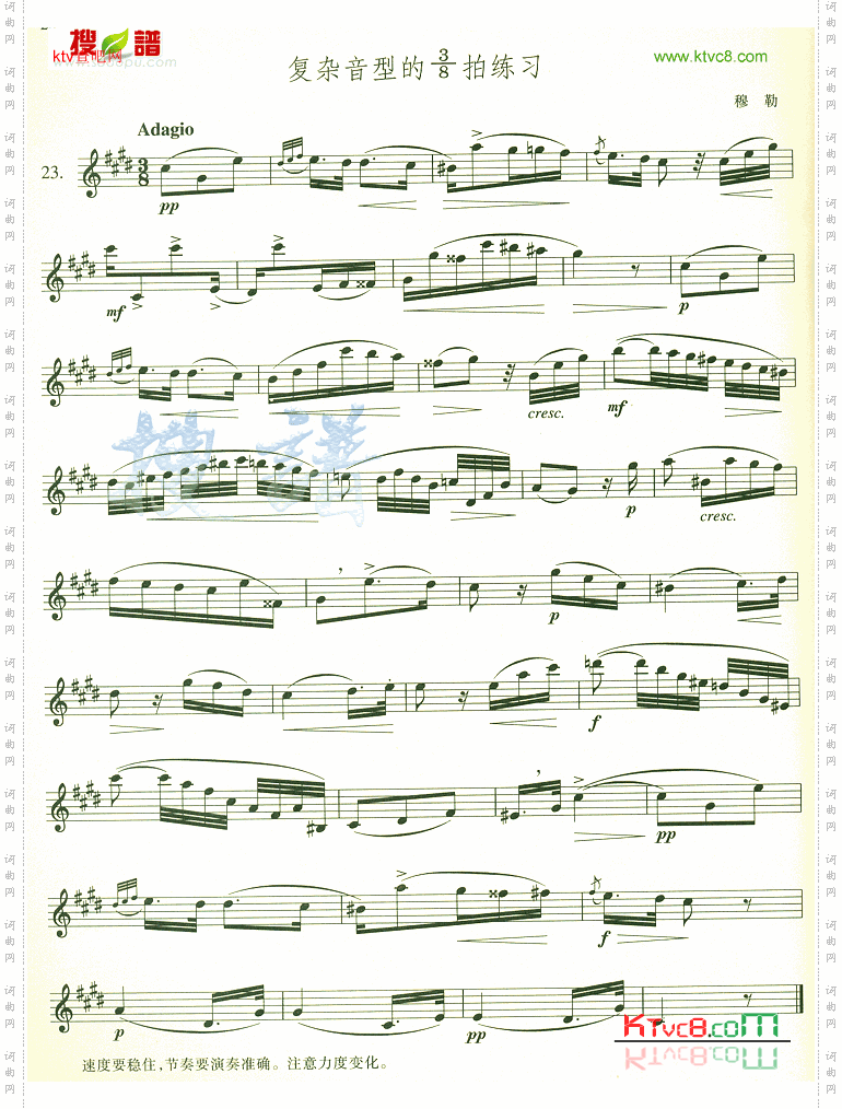 复杂音型的38拍练习