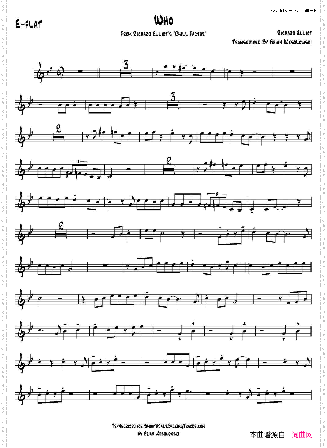 Who中音萨克斯