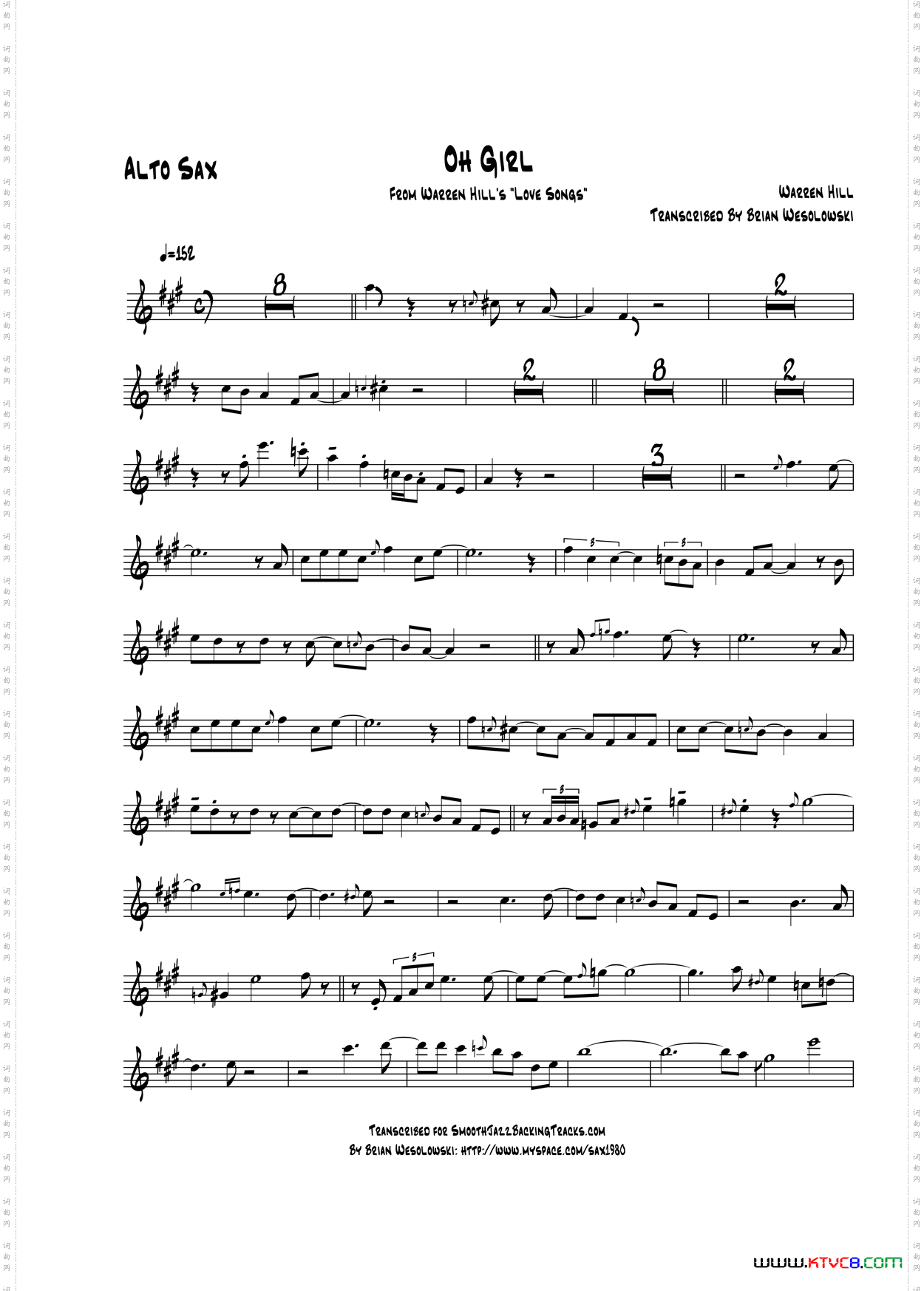 OhGirl中音萨克斯_Oh Girl中音萨克斯