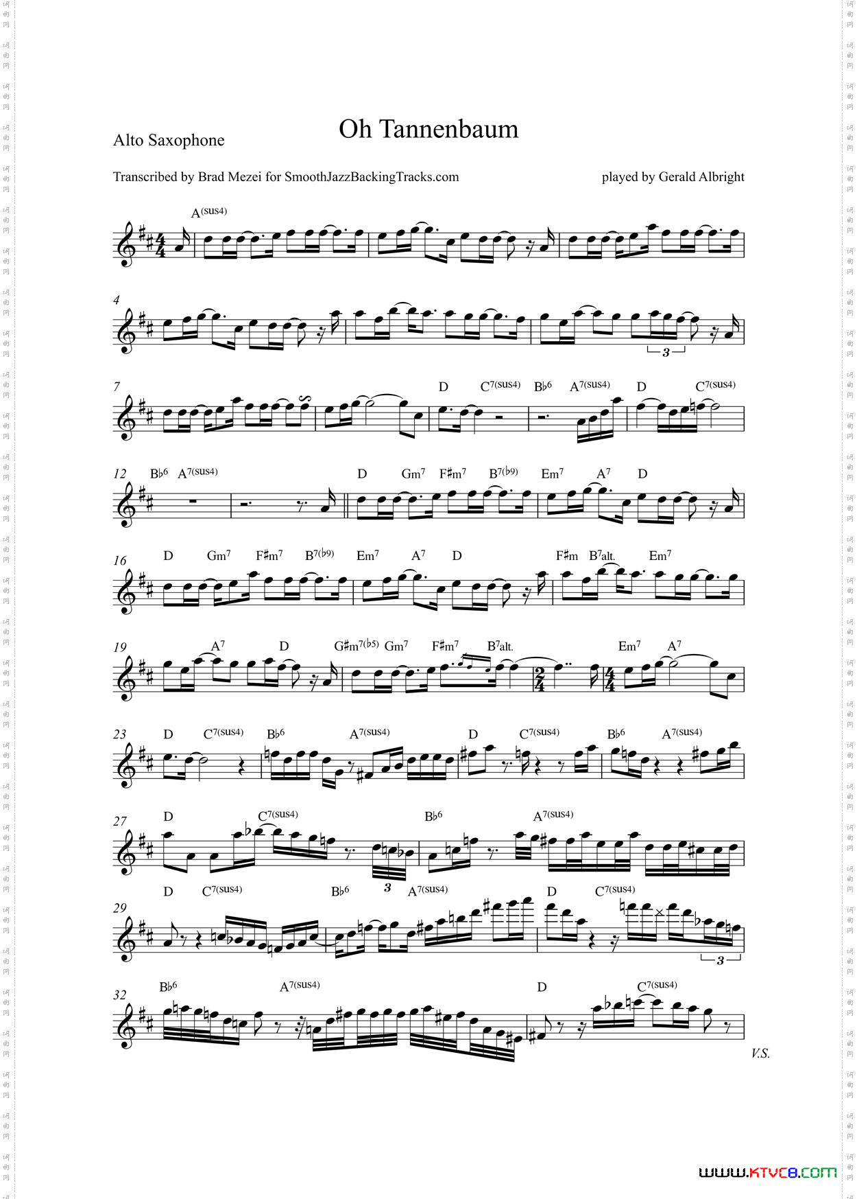 OhTannenbaum中音萨克斯_Oh Tannenbaum中音萨克斯