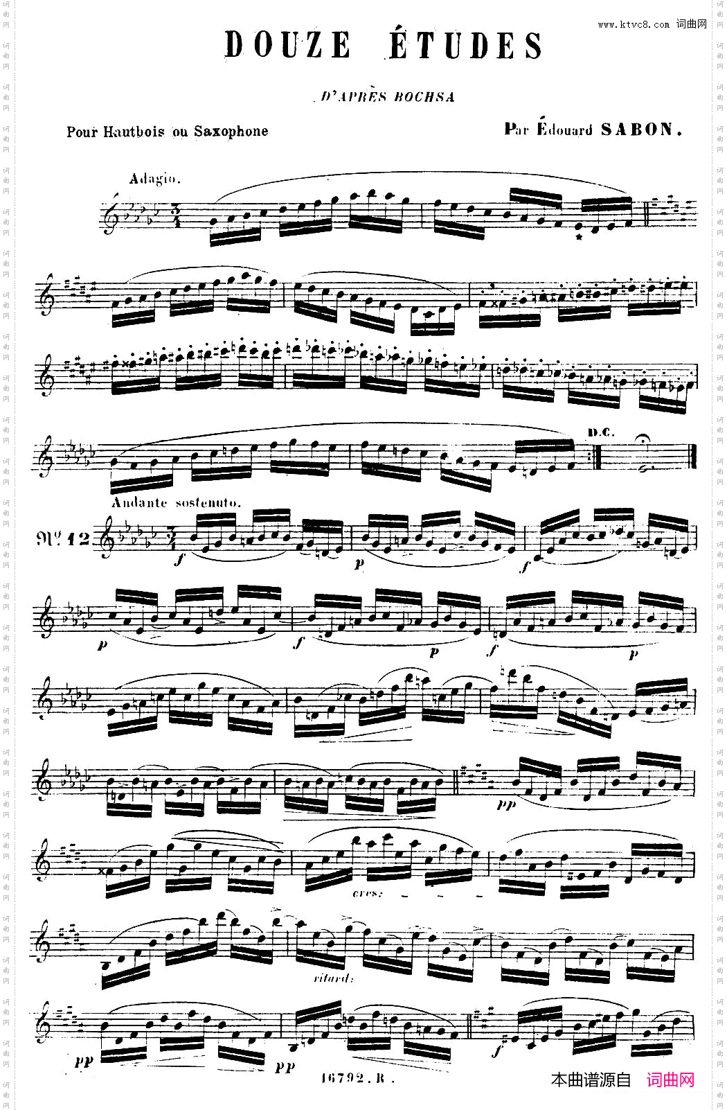 E.Sabon-12首练习曲12