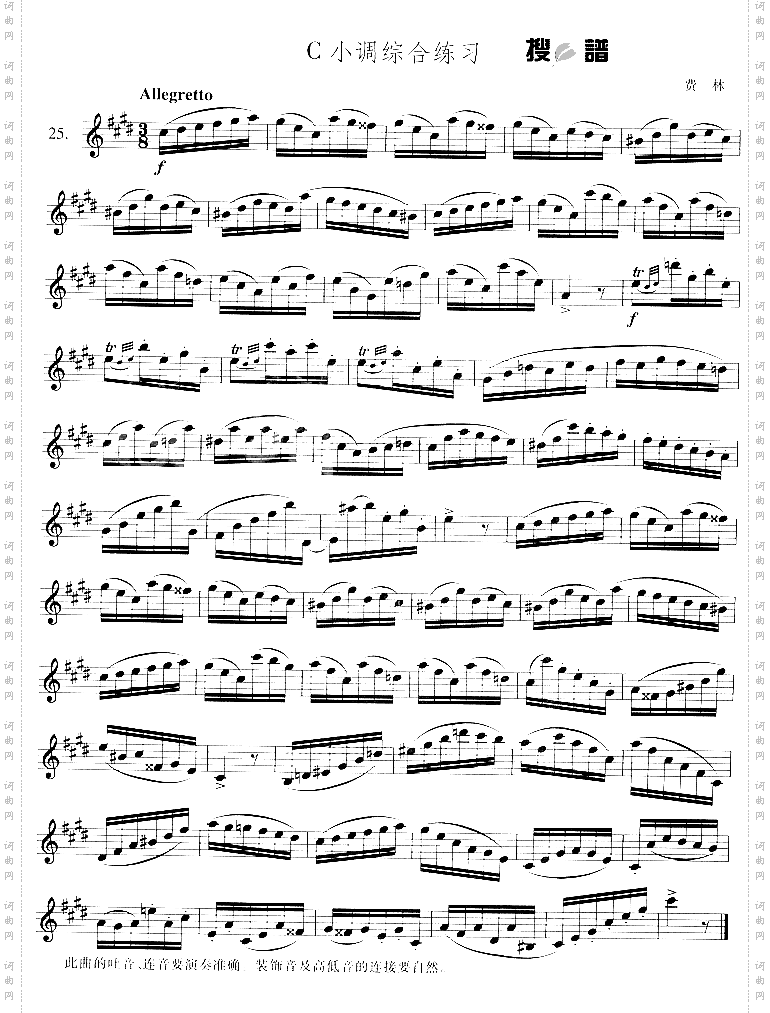 C小调综合练习