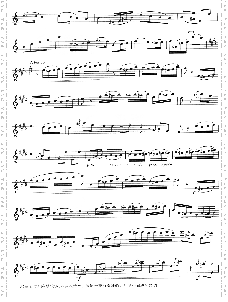 转调及变化音练习