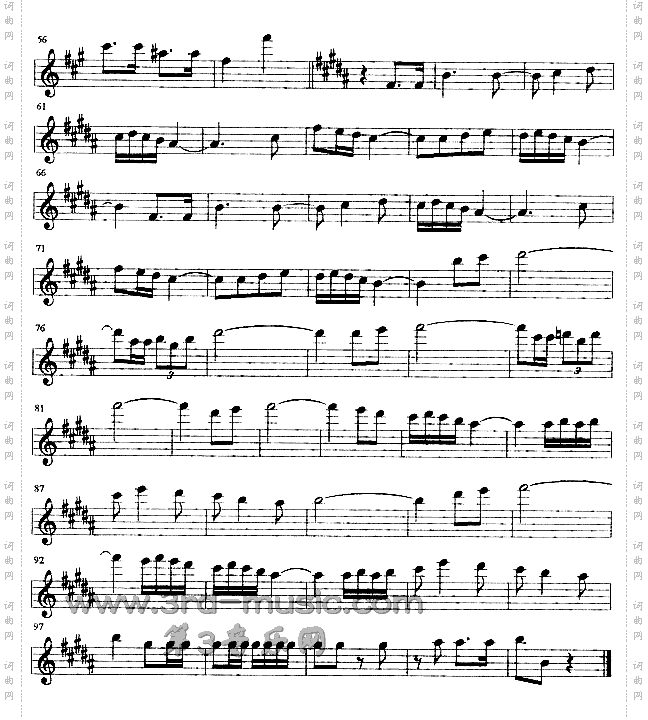 西班牙斗牛士[萨克斯谱]