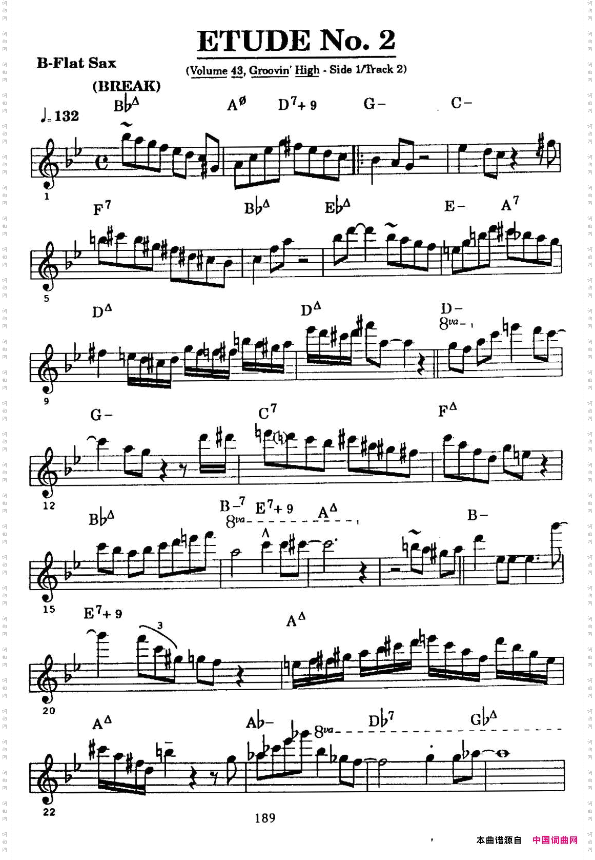 ETUDENo.2高音萨克斯超吹练习曲_ETUDE No.2高音萨克斯超吹练习曲