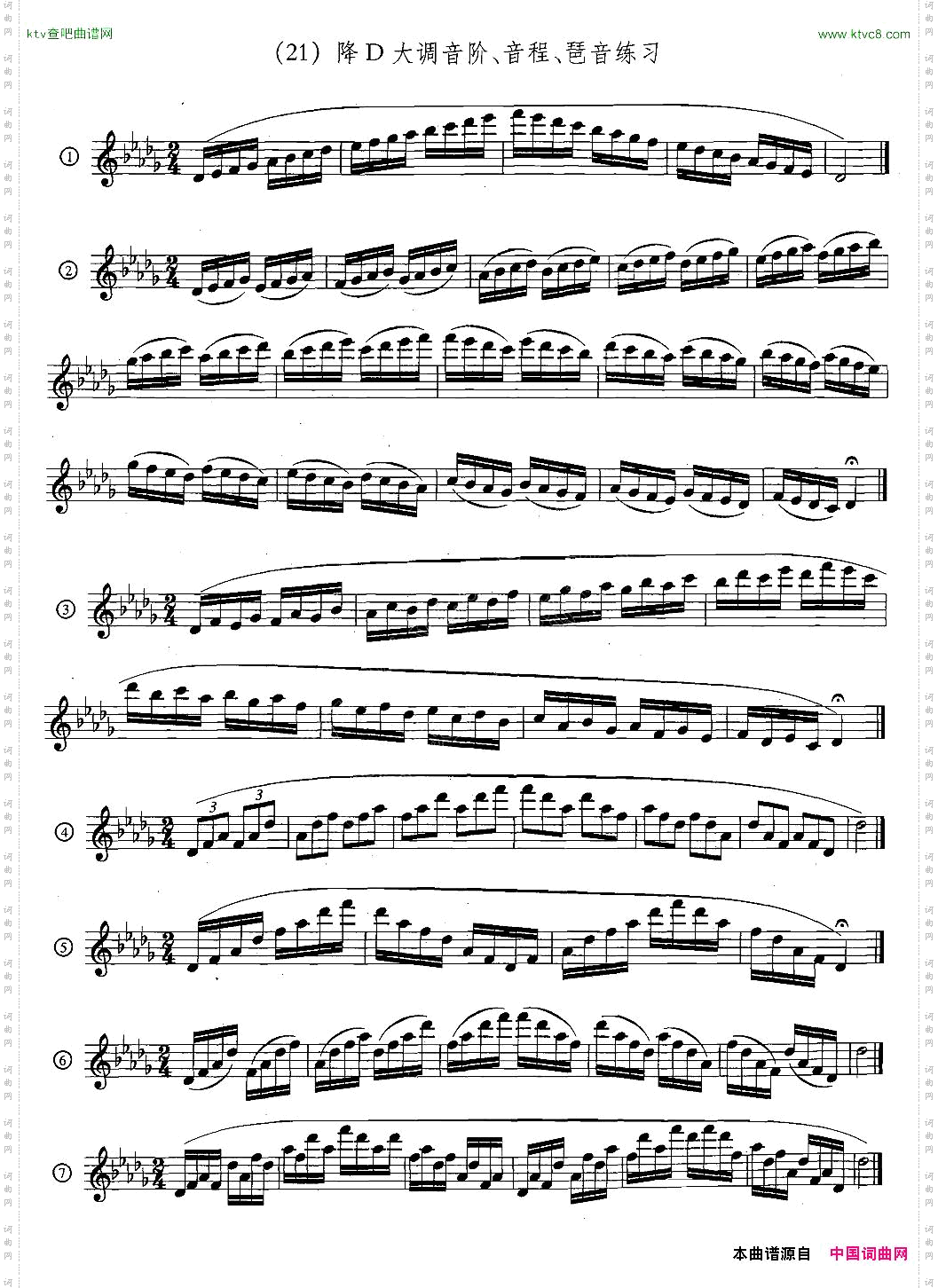 萨克斯练习曲合集5—33日常基础练习