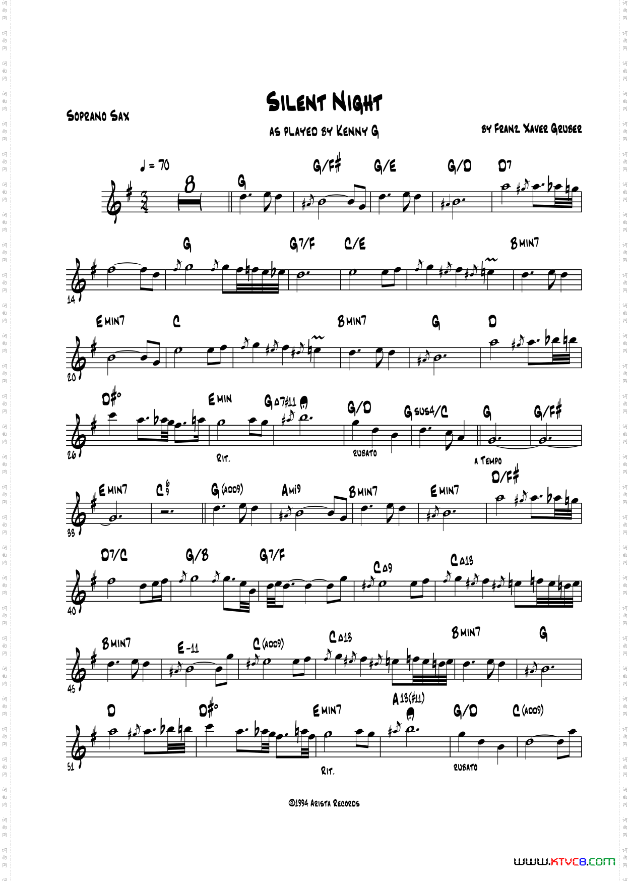 SilentNight高音萨克斯_Silent Night高音萨克斯