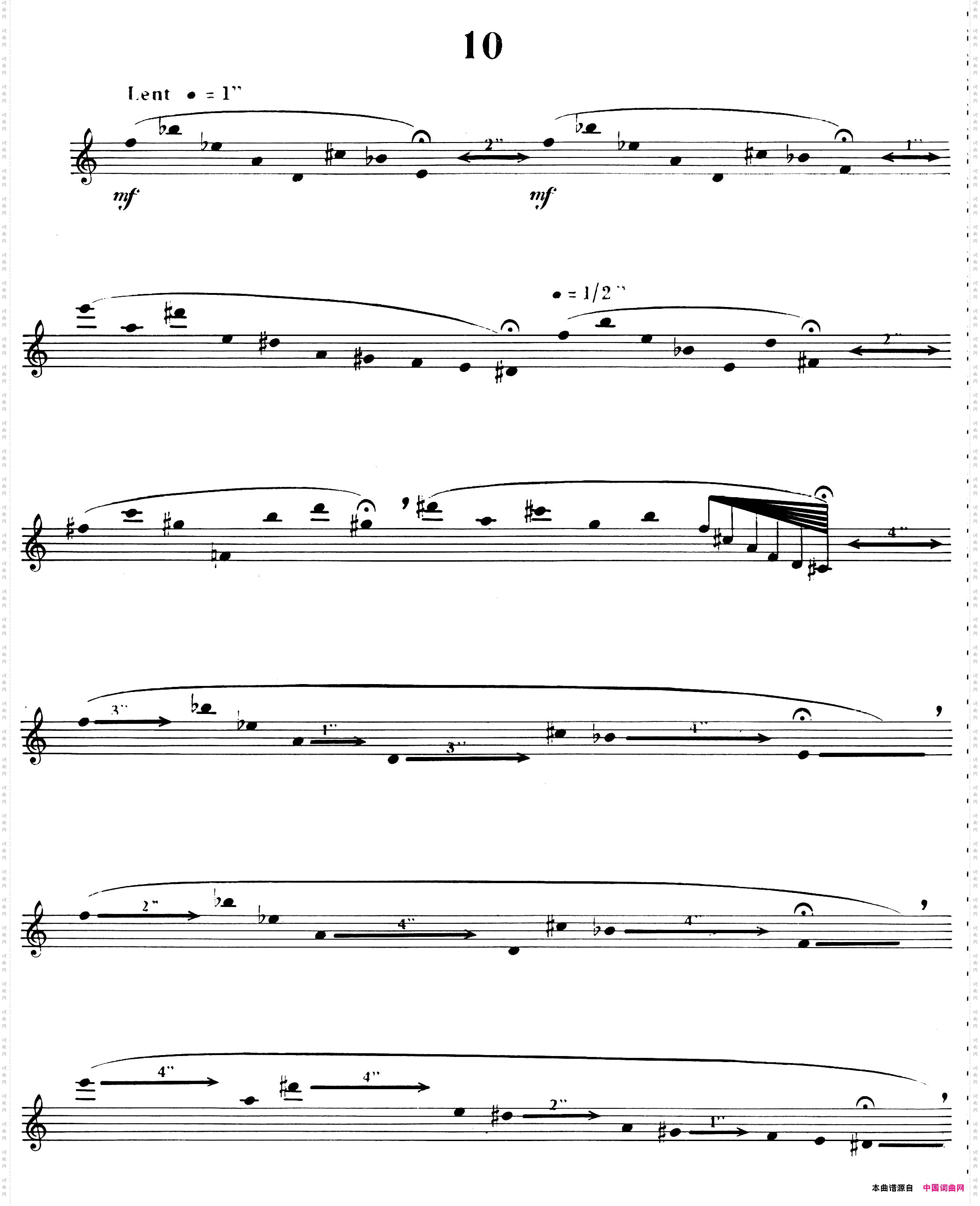 15首现代派练习曲10