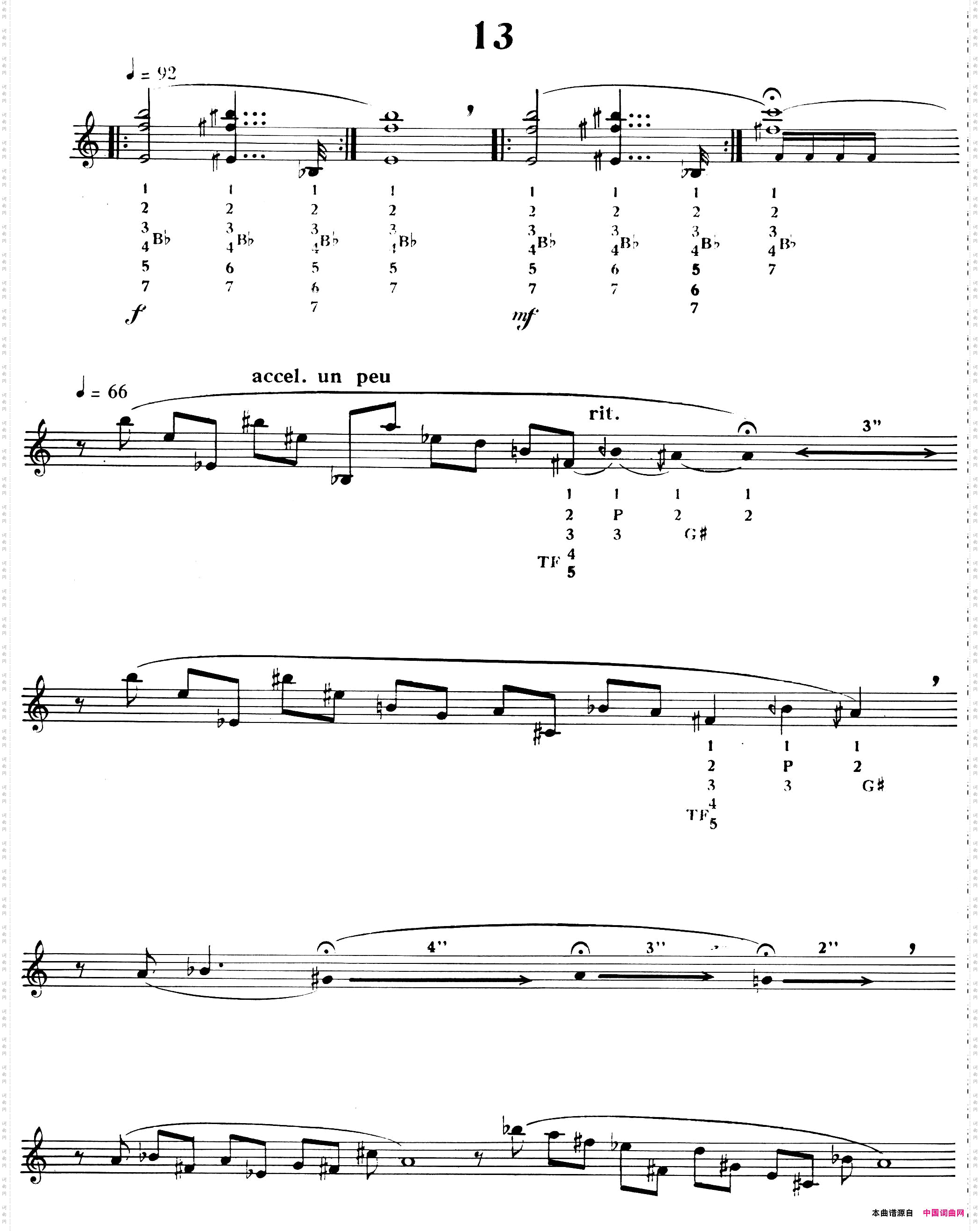 15首现代派练习曲13