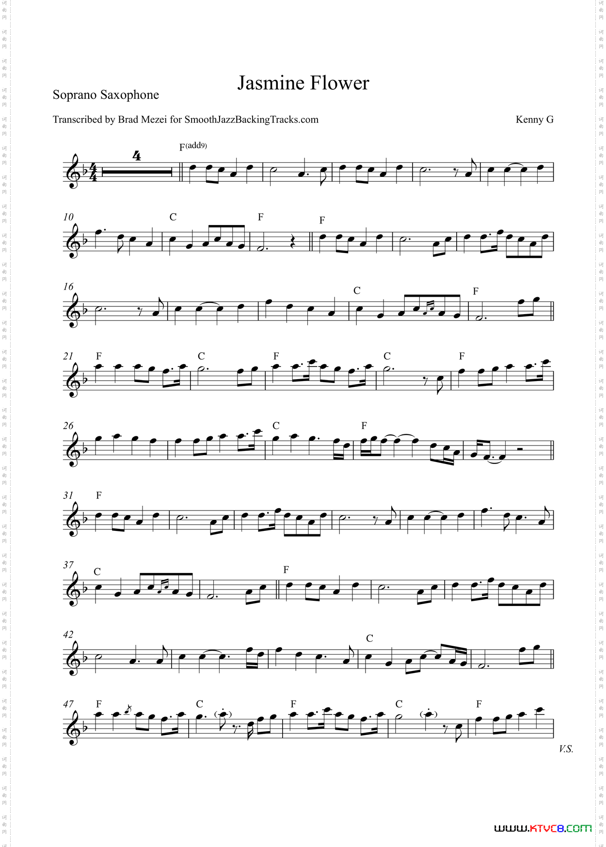 JasmineFlower高音萨克斯_Jasmine Flower高音萨克斯