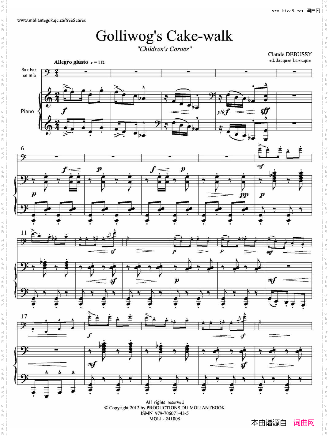 木偶步态舞上低音萨克斯+钢琴伴奏