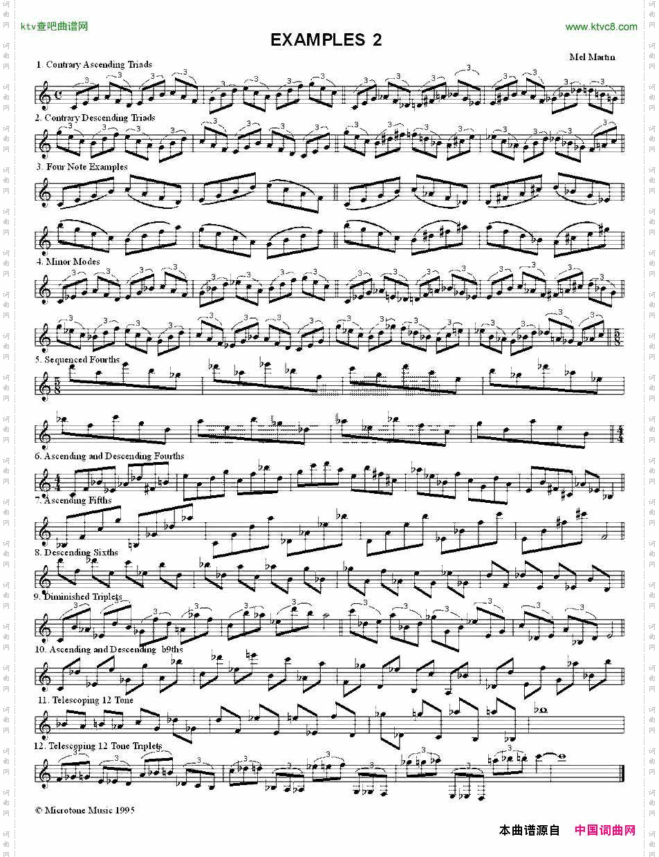 EXAMPLES爵士乐练习曲2首