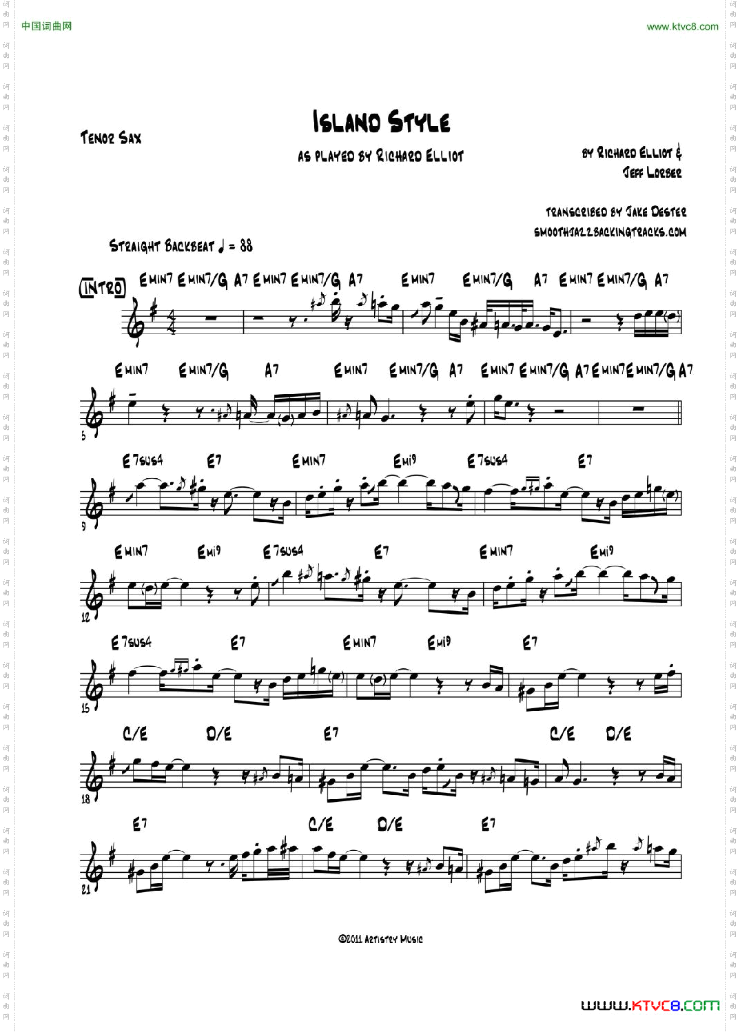 IslandStlye次中音萨克斯_Island Stlye次中音萨克斯