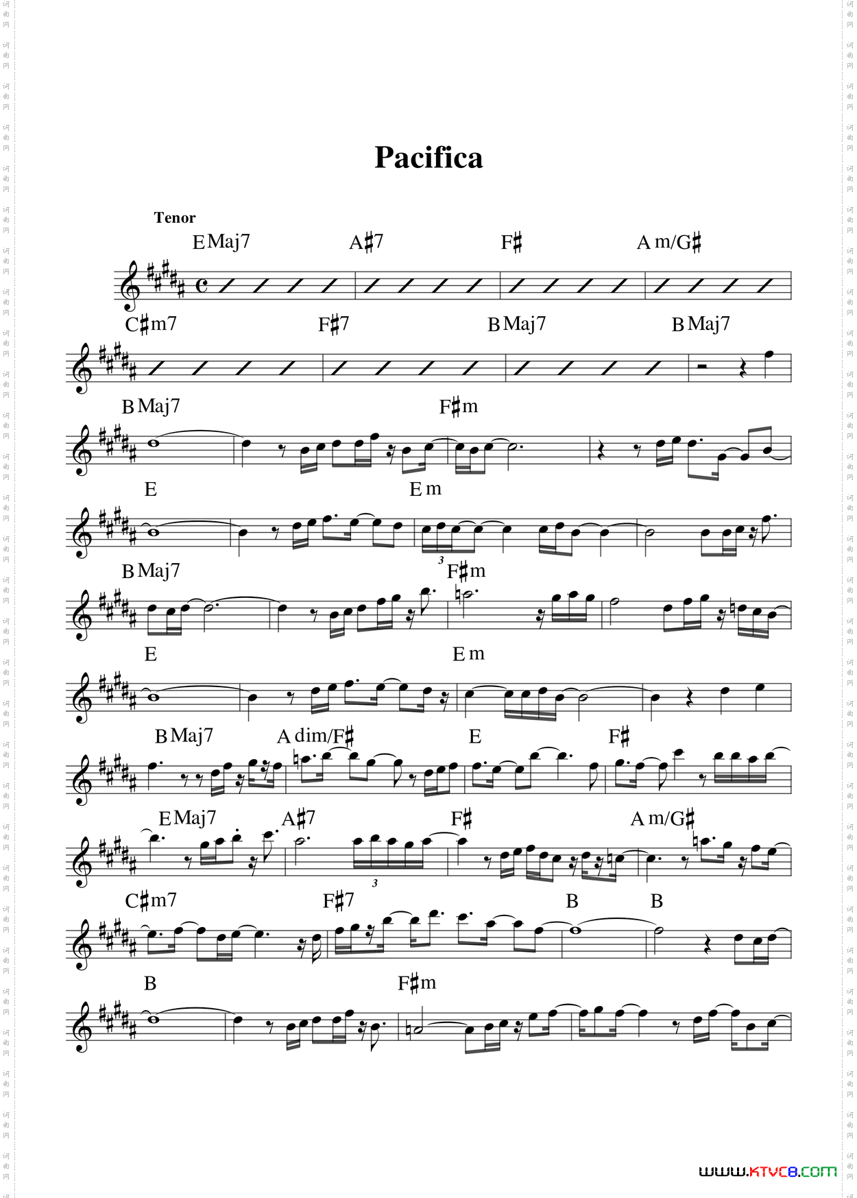 Pacifica次中音萨克斯