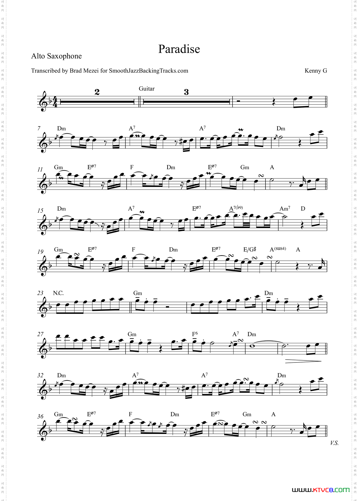 Paradise中音萨克斯