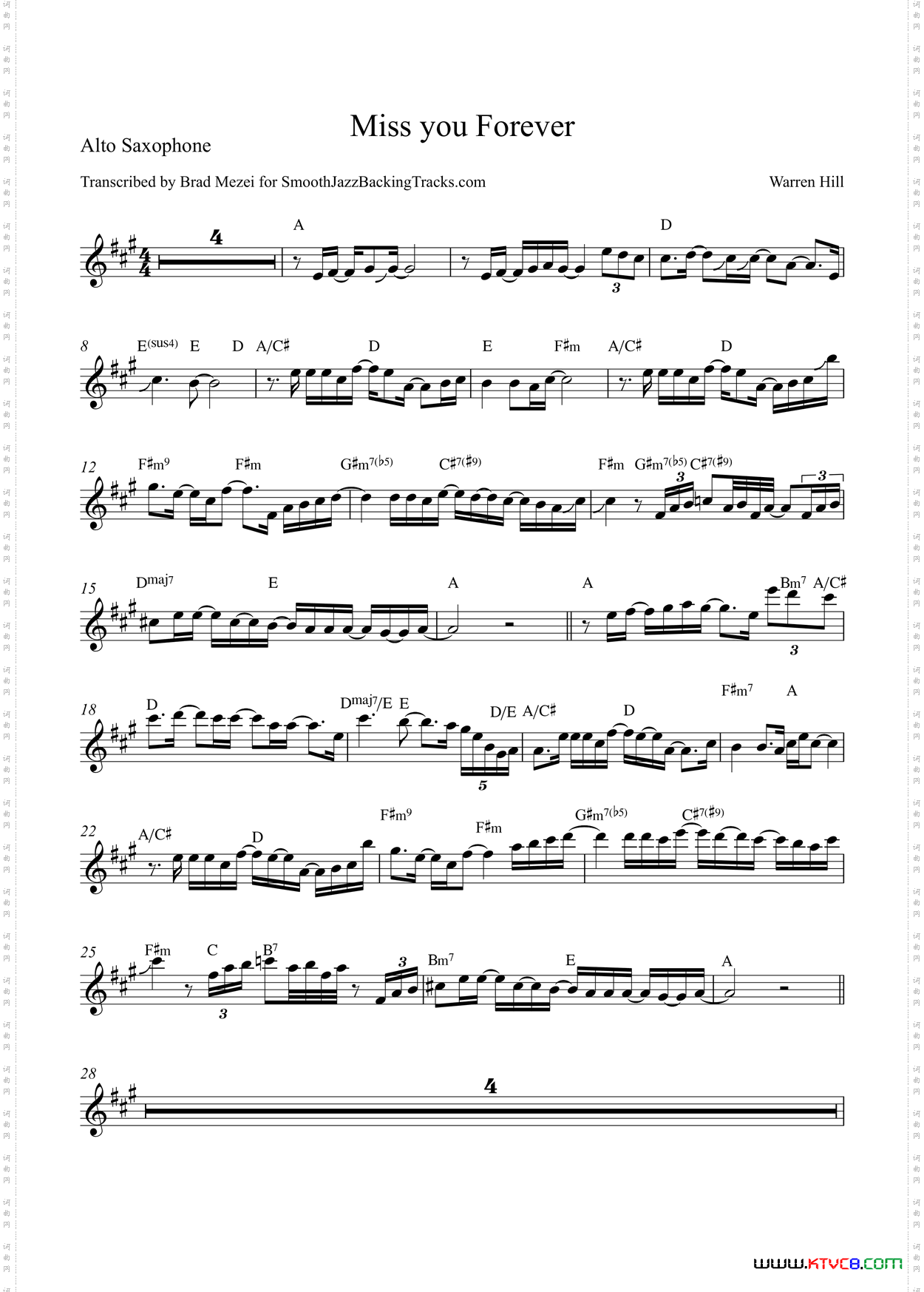 Miss You Forever_中音萨克斯