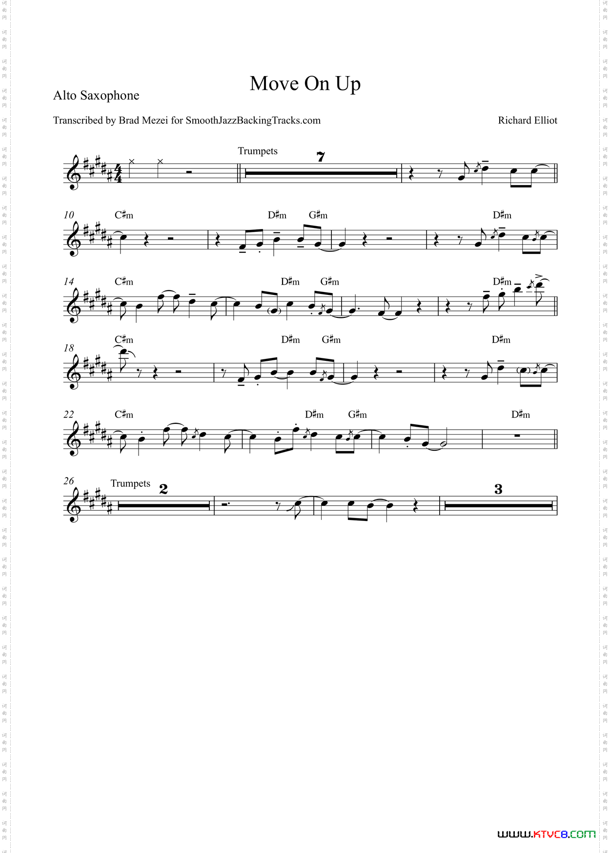 MoveOnUp中音萨克斯_Move On Up中音萨克斯