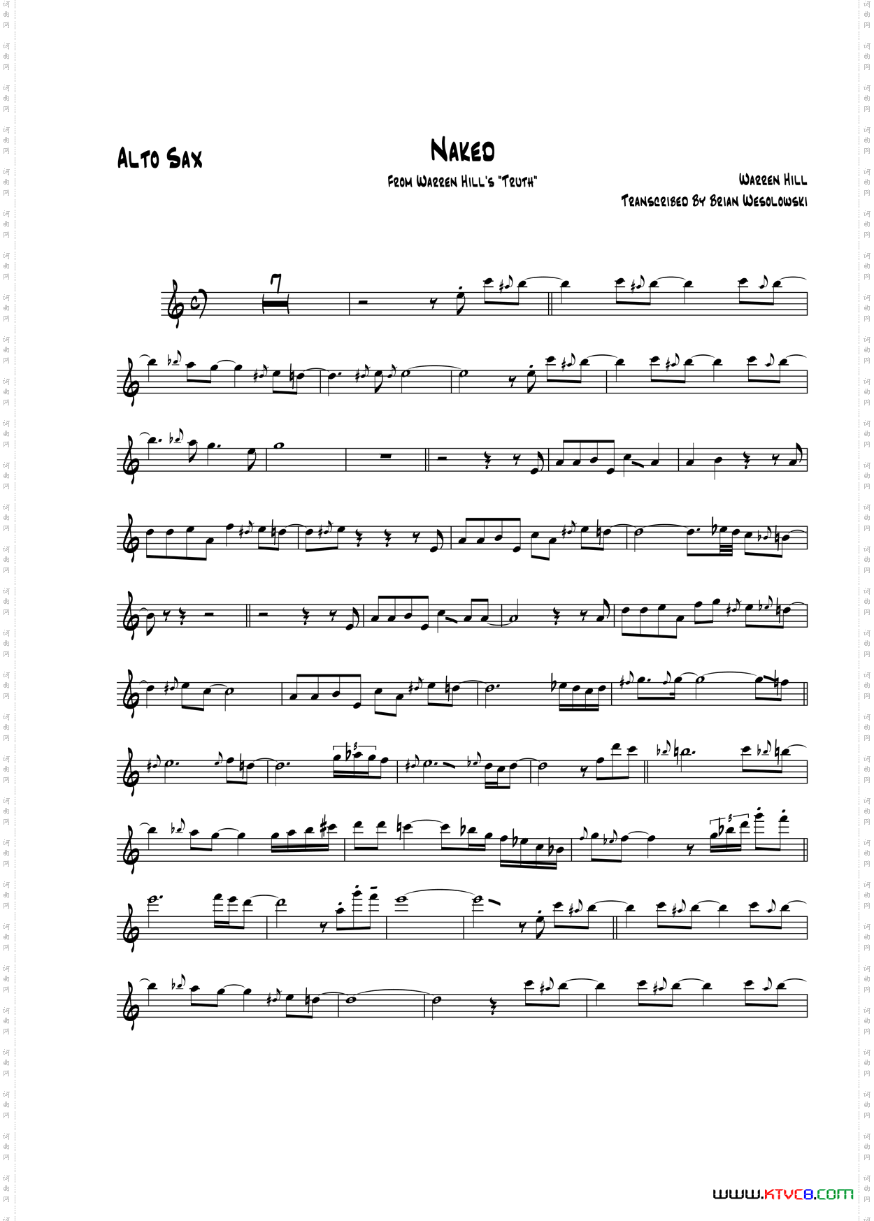 Naked中音萨克斯