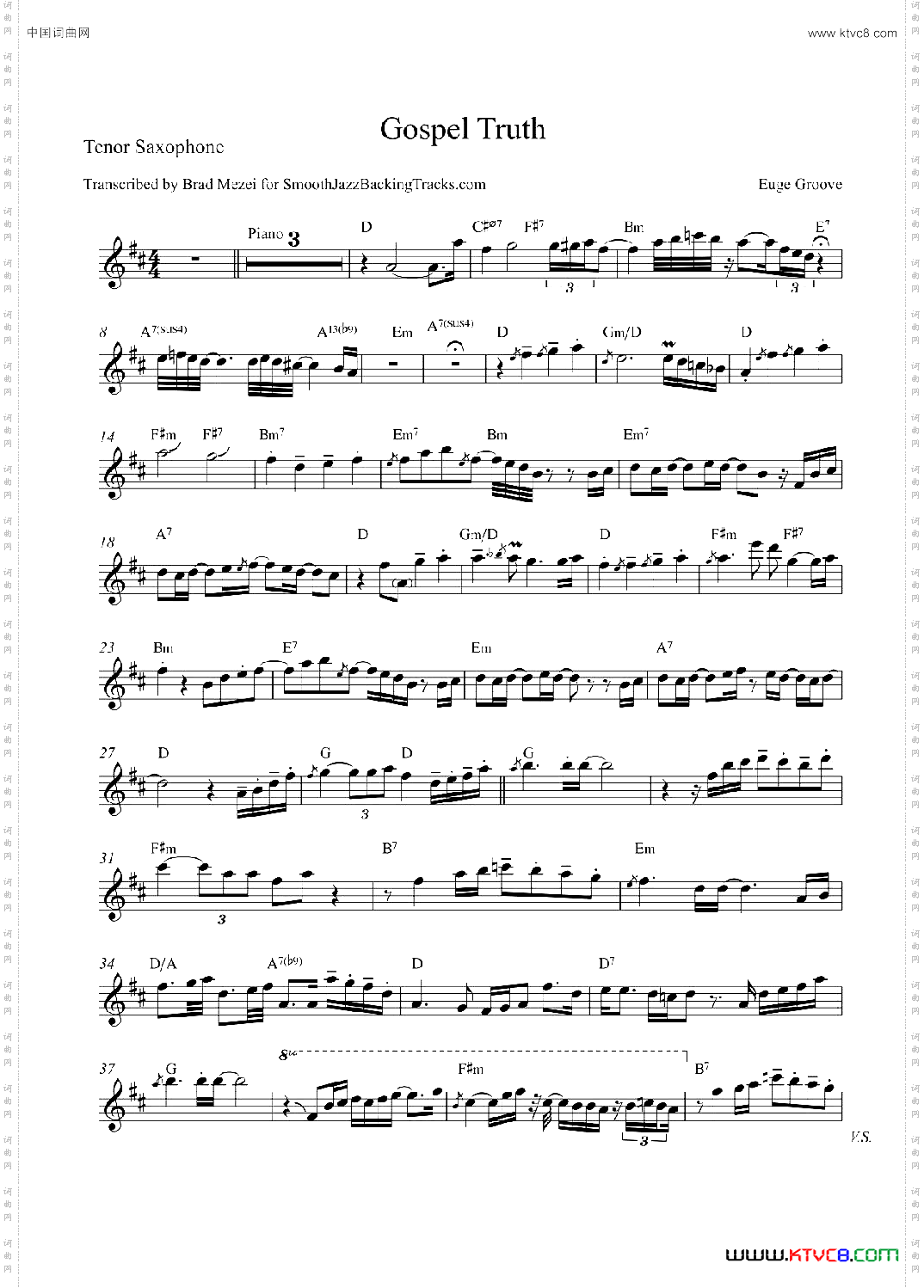 GospelTruth次中音萨克斯_Gospel Truth次中音萨克斯