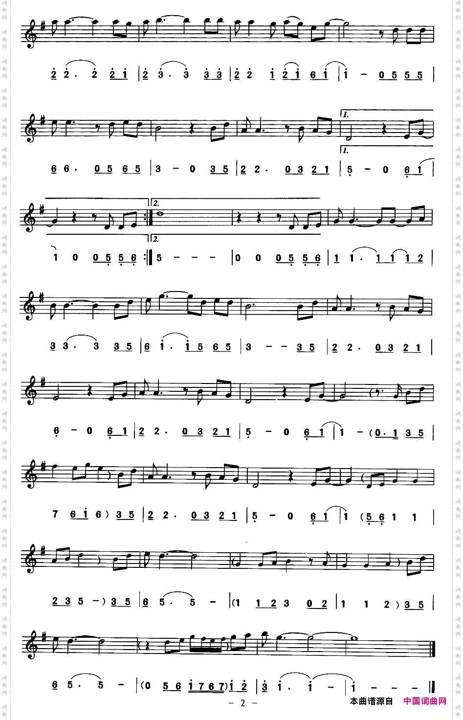 把悲伤留给自己线、简谱混排版