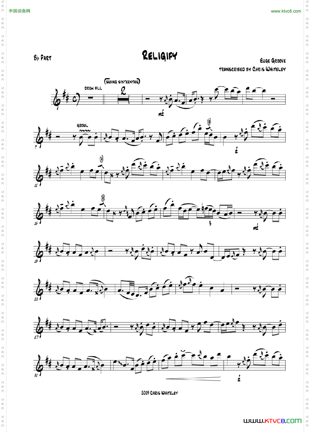 Religify次中音萨克斯