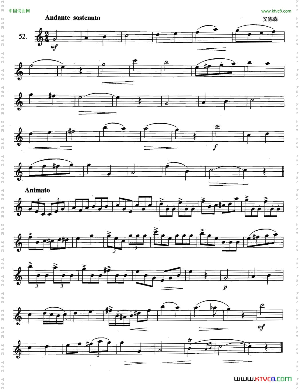 萨克斯练习曲合集2—52