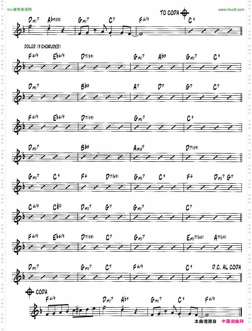 HERE’STOTHEPEOPLEjazz系列萨克斯谱