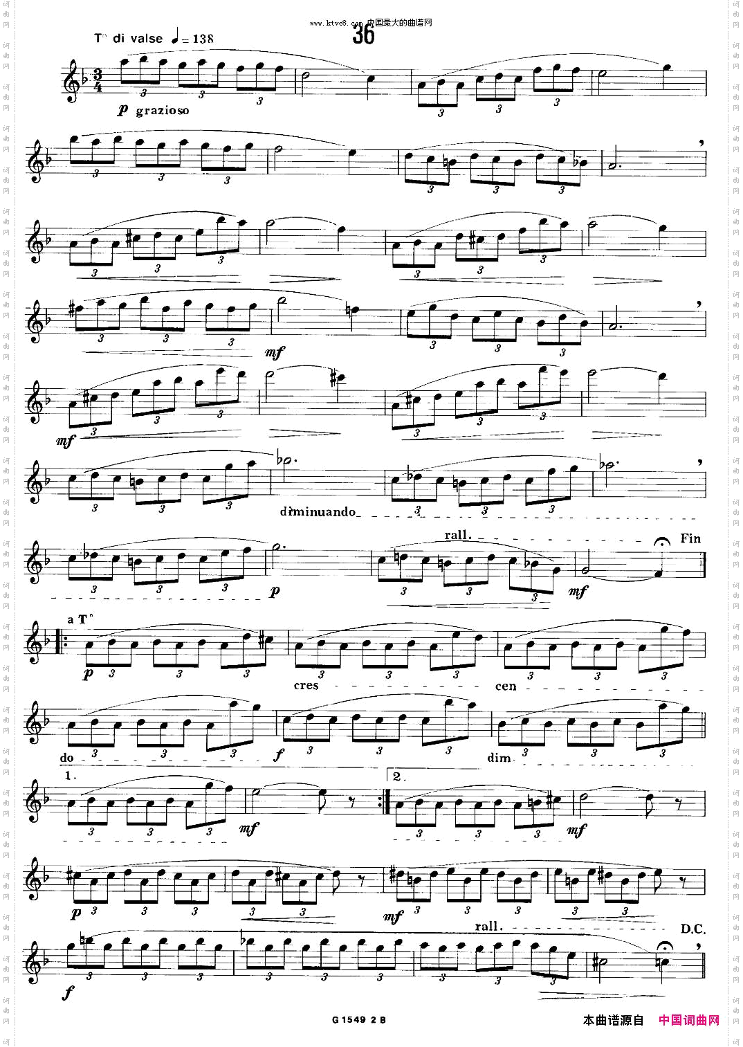 50首经典萨克斯管练习曲32—41