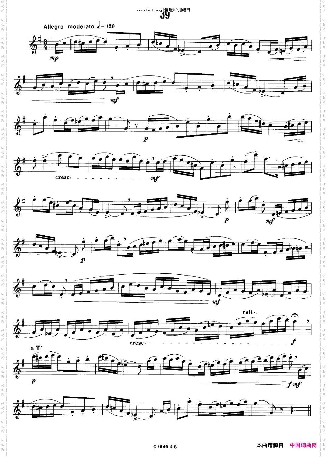 50首经典萨克斯管练习曲32—41
